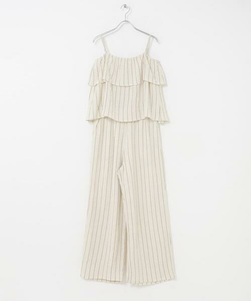 URBAN RESEARCH DOORS / アーバンリサーチ ドアーズ ワンピース | ラメストライプセットアップ | 詳細18