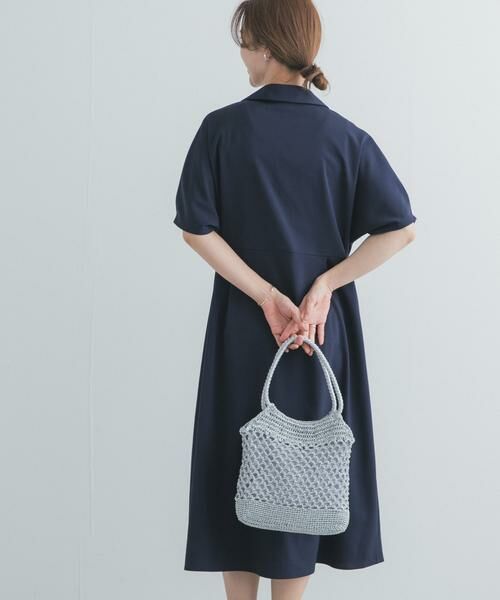 URBAN RESEARCH DOORS / アーバンリサーチ ドアーズ ワンピース | 『UR TECH』完声/涼ドルマン半袖ワンピース | 詳細4