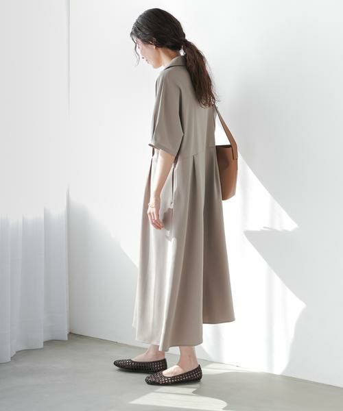 URBAN RESEARCH DOORS / アーバンリサーチ ドアーズ ワンピース | 『UR TECH』完声/涼ドルマン半袖ワンピース | 詳細19