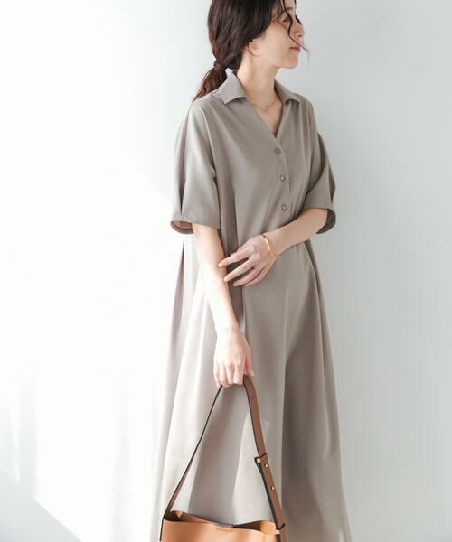 URBAN RESEARCH DOORS / アーバンリサーチ ドアーズ ワンピース | 『UR TECH』完声/涼ドルマン半袖ワンピース | 詳細20