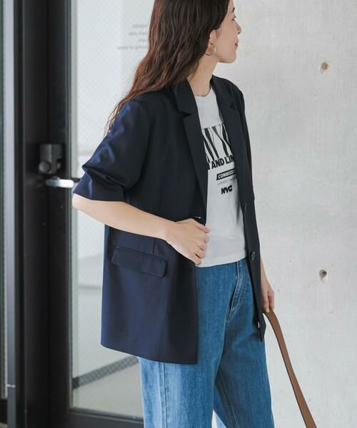 URBAN RESEARCH DOORS / アーバンリサーチ ドアーズ その他アウター | 『UR TECH』完声/涼 ハーフスリーブジャケット | 詳細2