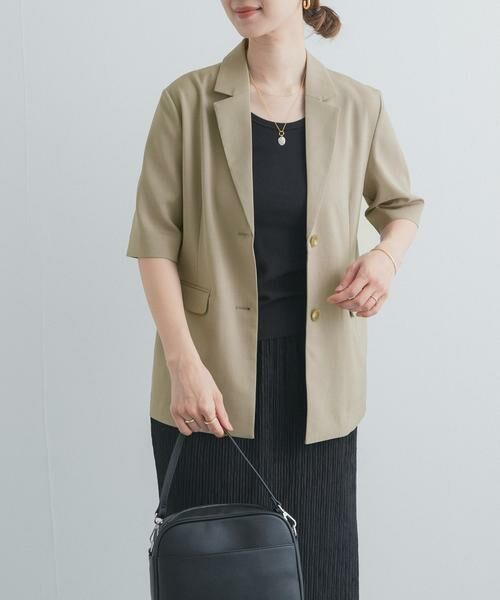 URBAN RESEARCH DOORS / アーバンリサーチ ドアーズ その他アウター | 『UR TECH』完声/涼 ハーフスリーブジャケット | 詳細15