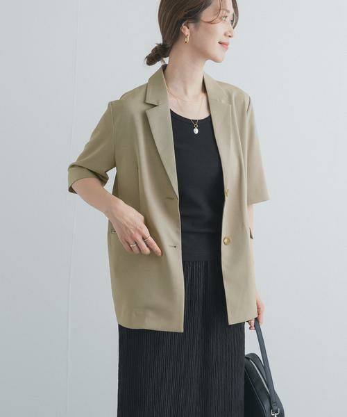 URBAN RESEARCH DOORS / アーバンリサーチ ドアーズ その他アウター | 『UR TECH』完声/涼 ハーフスリーブジャケット | 詳細19