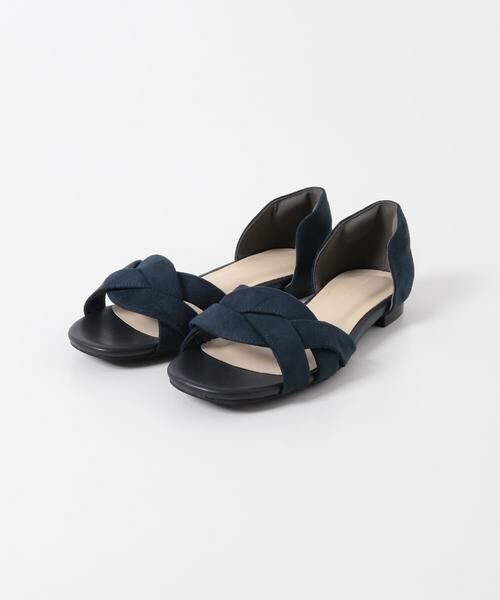 URBAN RESEARCH DOORS / アーバンリサーチ ドアーズ サンダル | セパレートフラットサンダル（ネイビー）