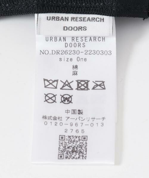 URBAN RESEARCH DOORS / アーバンリサーチ ドアーズ ハット | コットンリネンパネルハット | 詳細5