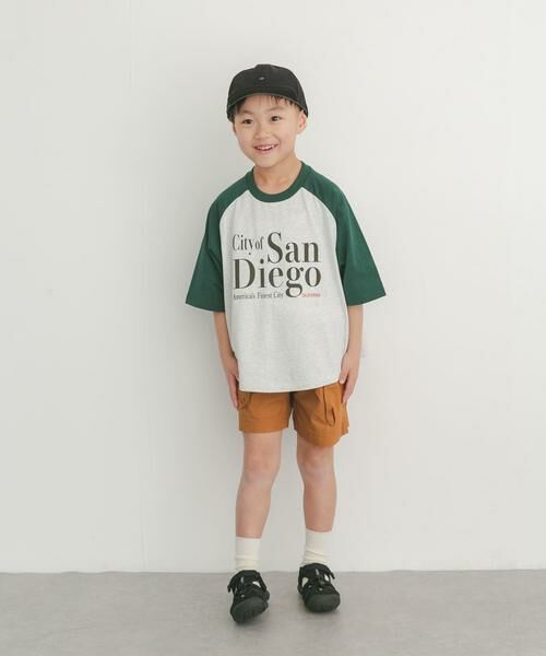URBAN RESEARCH DOORS / アーバンリサーチ ドアーズ トップス | ロゴプリントラグランTシャツ(KIDS) | 詳細5