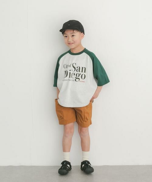 URBAN RESEARCH DOORS / アーバンリサーチ ドアーズ トップス | ロゴプリントラグランTシャツ(KIDS) | 詳細6