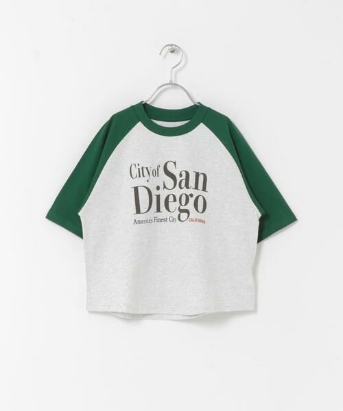 URBAN RESEARCH DOORS / アーバンリサーチ ドアーズ トップス | ロゴプリントラグランTシャツ(KIDS) | 詳細7