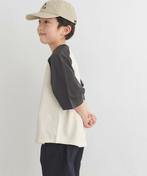 URBAN RESEARCH DOORS / アーバンリサーチ ドアーズ トップス | ロゴプリントラグランTシャツ(KIDS) | 詳細12
