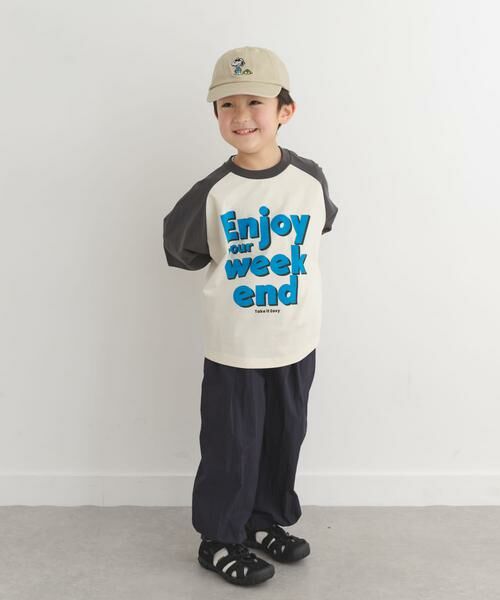 URBAN RESEARCH DOORS / アーバンリサーチ ドアーズ トップス | ロゴプリントラグランTシャツ(KIDS) | 詳細13