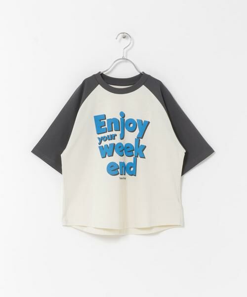 URBAN RESEARCH DOORS / アーバンリサーチ ドアーズ トップス | ロゴプリントラグランTシャツ(KIDS) | 詳細17