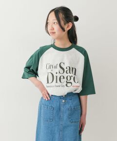 URBAN RESEARCH DOORS / アーバンリサーチ ドアーズ トップス | 『150サイズ』ロゴプリントラグランTシャツ(KIDS)