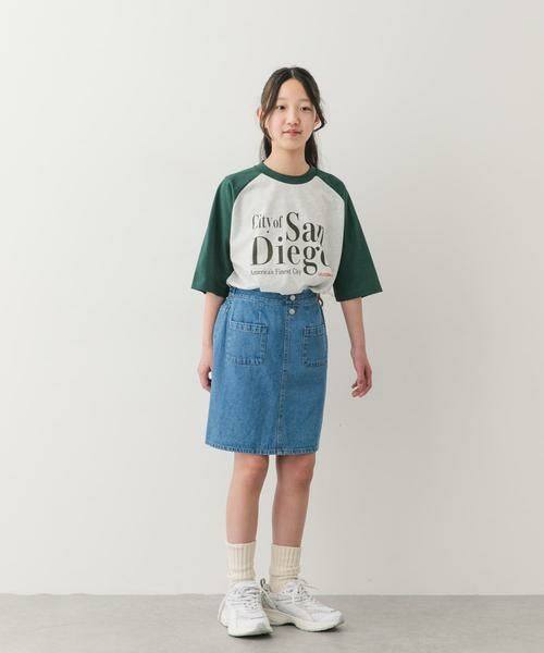URBAN RESEARCH DOORS / アーバンリサーチ ドアーズ トップス | 『150サイズ』ロゴプリントラグランTシャツ(KIDS) | 詳細4