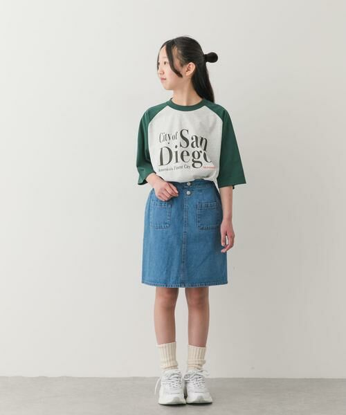 URBAN RESEARCH DOORS / アーバンリサーチ ドアーズ トップス | 『150サイズ』ロゴプリントラグランTシャツ(KIDS) | 詳細5