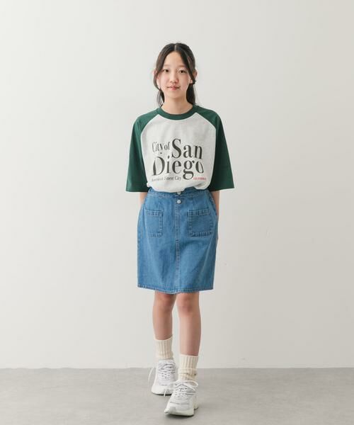 URBAN RESEARCH DOORS / アーバンリサーチ ドアーズ トップス | 『150サイズ』ロゴプリントラグランTシャツ(KIDS) | 詳細6