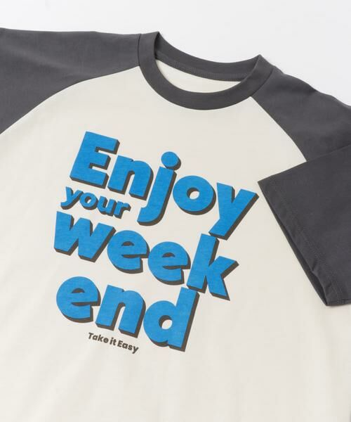 URBAN RESEARCH DOORS / アーバンリサーチ ドアーズ トップス | 『150サイズ』ロゴプリントラグランTシャツ(KIDS) | 詳細17