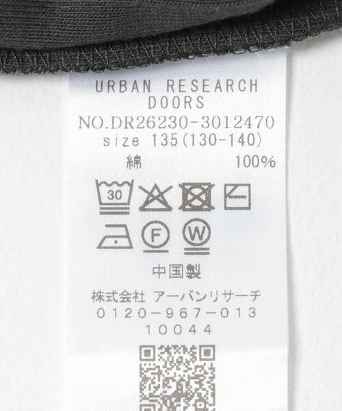 URBAN RESEARCH DOORS / アーバンリサーチ ドアーズ トップス | 『150サイズあり』ノースリランダムリブカットソー(KIDS) | 詳細7