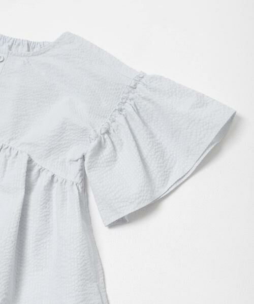 URBAN RESEARCH DOORS / アーバンリサーチ ドアーズ トップス | 『150サイズあり』ストライプ2wayサッカーブラウス(KIDS) | 詳細9