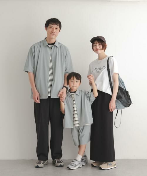 URBAN RESEARCH DOORS / アーバンリサーチ ドアーズ トップス | 『150サイズあり』『親子リンク』『UR TECH』サマシェアシャツカーディガン(KIDS) | 詳細20