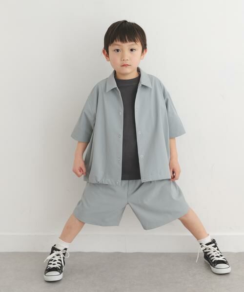 URBAN RESEARCH DOORS / アーバンリサーチ ドアーズ トップス | 『150サイズあり』『UR TECH』サマシェアシャツカーディガン(KIDS) | 詳細5