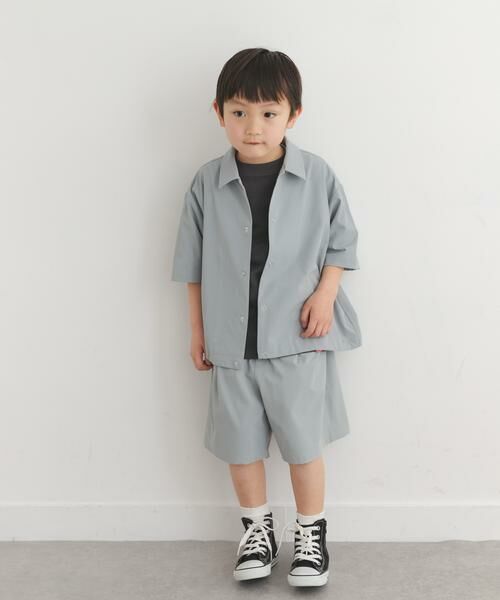 URBAN RESEARCH DOORS / アーバンリサーチ ドアーズ トップス | 『150サイズあり』『UR TECH』サマシェアシャツカーディガン(KIDS) | 詳細6