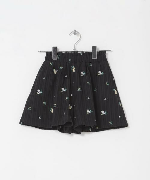 URBAN RESEARCH DOORS / アーバンリサーチ ドアーズ パンツ | 『150サイズあり』フラワー刺繍ショートパンツ(KIDS) | 詳細7
