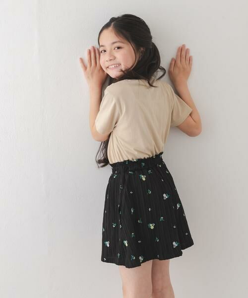 URBAN RESEARCH DOORS / アーバンリサーチ ドアーズ パンツ | 『150サイズあり』フラワー刺繍ショートパンツ(KIDS) | 詳細9