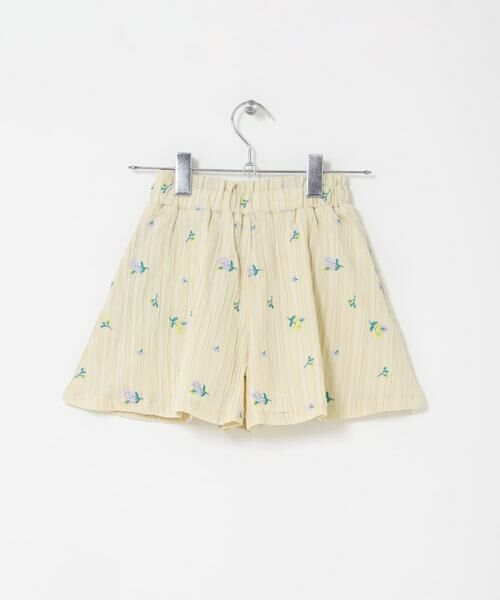 URBAN RESEARCH DOORS / アーバンリサーチ ドアーズ パンツ | 『150サイズあり』フラワー刺繍ショートパンツ(KIDS) | 詳細19
