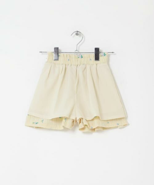URBAN RESEARCH DOORS / アーバンリサーチ ドアーズ パンツ | 『150サイズあり』フラワー刺繍ショートパンツ(KIDS) | 詳細20