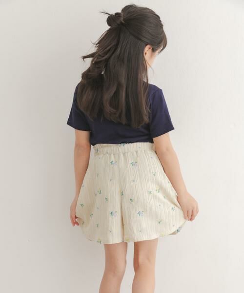 URBAN RESEARCH DOORS / アーバンリサーチ ドアーズ パンツ | 『150サイズあり』フラワー刺繍ショートパンツ(KIDS) | 詳細11