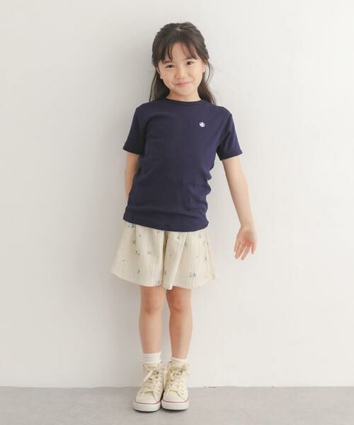 URBAN RESEARCH DOORS / アーバンリサーチ ドアーズ パンツ | 『150サイズあり』フラワー刺繍ショートパンツ(KIDS) | 詳細14