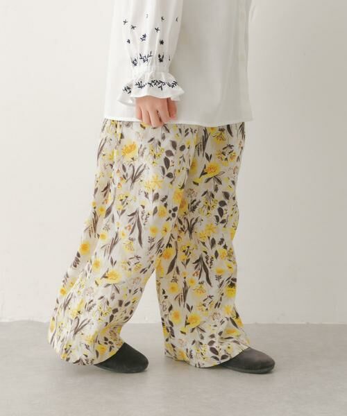 URBAN RESEARCH DOORS / アーバンリサーチ ドアーズ パンツ | 『親子リンク』フラワープリントイージーパンツ(KIDS) | 詳細1