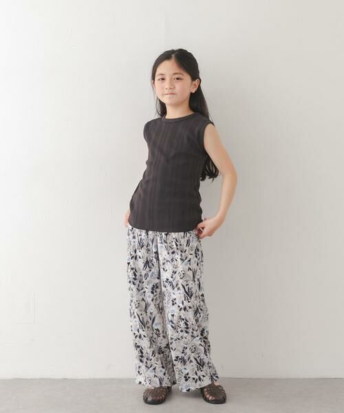 URBAN RESEARCH DOORS / アーバンリサーチ ドアーズ パンツ | 『親子リンク』フラワープリントイージーパンツ(KIDS) | 詳細23