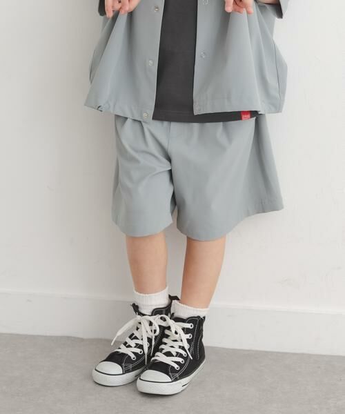 URBAN RESEARCH DOORS / アーバンリサーチ ドアーズ パンツ | 『150サイズあり』『UR TECH』サマシェアショーツ(KIDS)（グリーン）