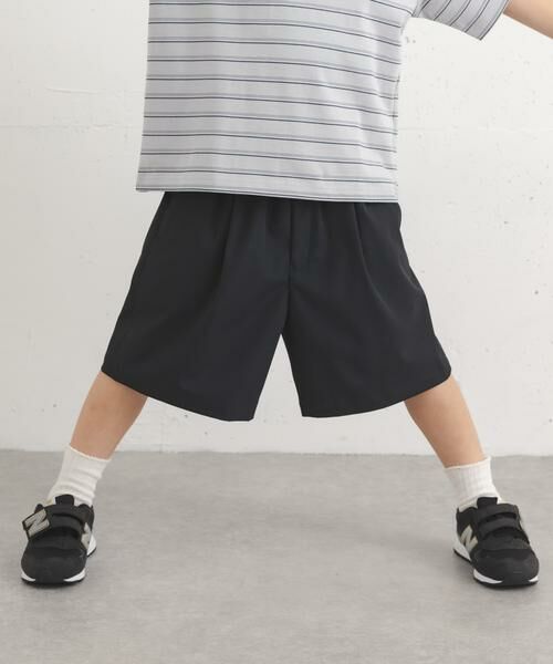 URBAN RESEARCH DOORS / アーバンリサーチ ドアーズ パンツ | 『150サイズあり』『UR TECH』サマシェアショーツ(KIDS)（チャコールグレー）