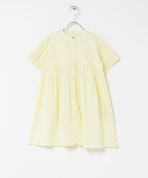URBAN RESEARCH DOORS / アーバンリサーチ ドアーズ ワンピース | 『親子リンク』コットンボイルパフスリーブワンピース(KIDS) | 詳細1