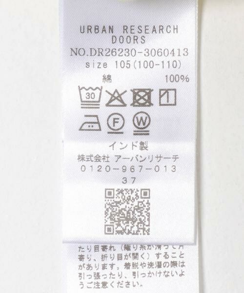 URBAN RESEARCH DOORS / アーバンリサーチ ドアーズ ワンピース | 『親子リンク』コットンボイルパフスリーブワンピース(KIDS) | 詳細10