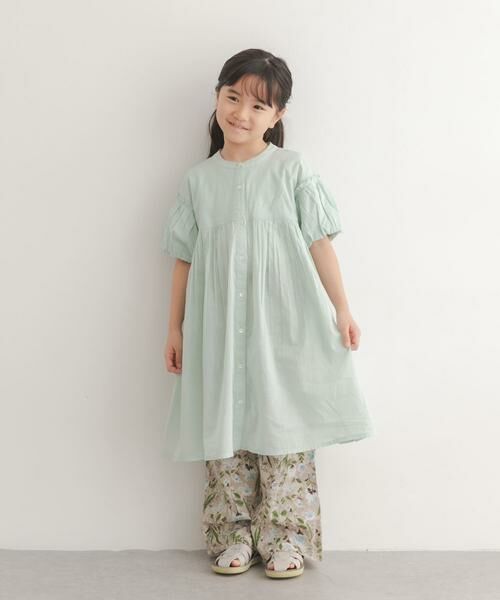 URBAN RESEARCH DOORS / アーバンリサーチ ドアーズ ワンピース | 『親子リンク』コットンボイルパフスリーブワンピース(KIDS) | 詳細26