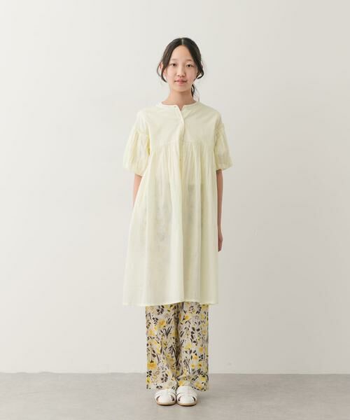 URBAN RESEARCH DOORS / アーバンリサーチ ドアーズ ワンピース | 『親子リンク』『150サイズ』コットンボイルパフスリーブワンピース(KIDS) | 詳細3