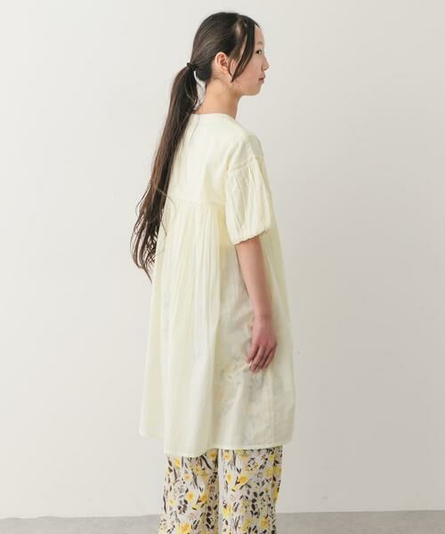 URBAN RESEARCH DOORS / アーバンリサーチ ドアーズ ワンピース | 『親子リンク』『150サイズ』コットンボイルパフスリーブワンピース(KIDS) | 詳細5