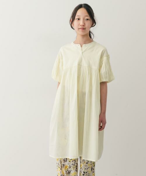 URBAN RESEARCH DOORS / アーバンリサーチ ドアーズ ワンピース | 『親子リンク』『150サイズ』コットンボイルパフスリーブワンピース(KIDS) | 詳細6