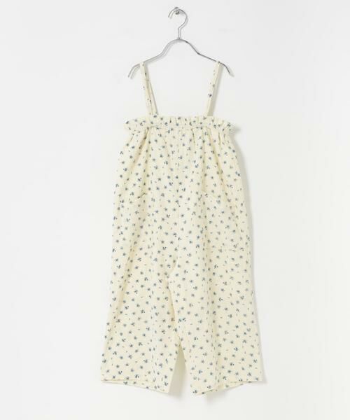 URBAN RESEARCH DOORS / アーバンリサーチ ドアーズ ワンピース | フリルバギーキャミサロペット(KIDS)（ホワイト系その他）