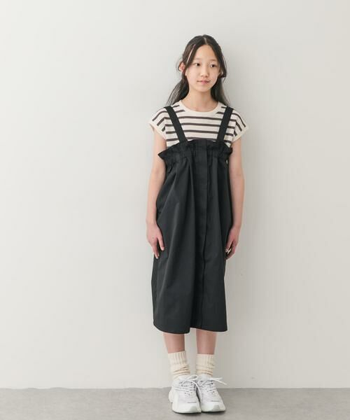 URBAN RESEARCH DOORS / アーバンリサーチ ドアーズ ワンピース | 『150サイズ』撥水ワークジャンパースカート(KIDS) | 詳細1