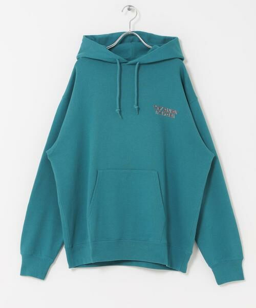 URBAN RESEARCH DOORS / アーバンリサーチ ドアーズ パーカー | TGT ロゴプリント フーディ（グリーン）