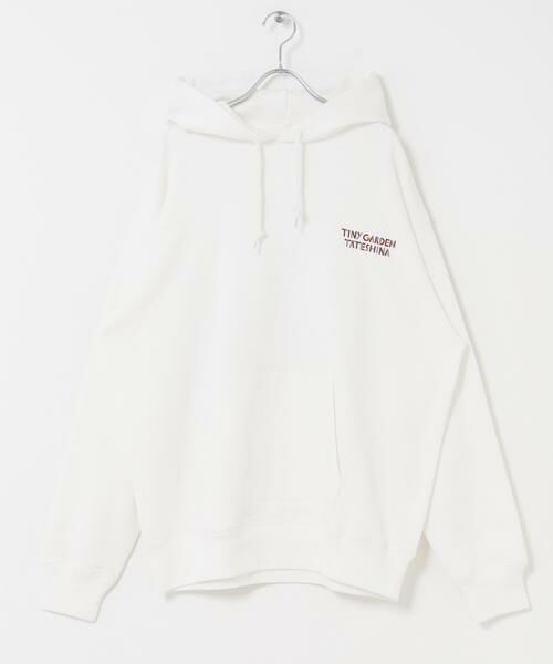 URBAN RESEARCH DOORS / アーバンリサーチ ドアーズ パーカー | TGT ロゴプリント フーディ（オフホワイト）