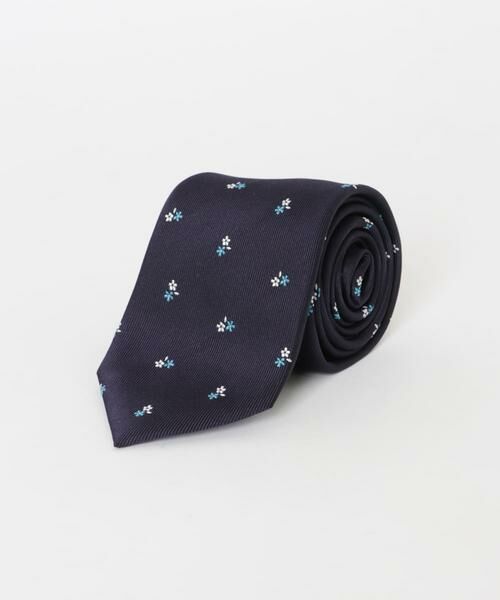 URBAN RESEARCH DOORS / アーバンリサーチ ドアーズ ネクタイ | LIFE STYLE TAILOR　26SS国内タイ小紋2（ネイビー）