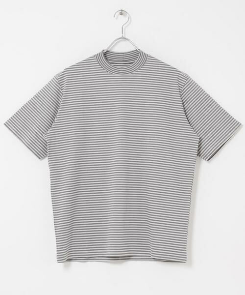 URBAN RESEARCH DOORS / アーバンリサーチ ドアーズ シャツ・ブラウス | 『UR TECH』LIFE STYLE TAILOR　サマシェア ドレスTシャツ（グレー）