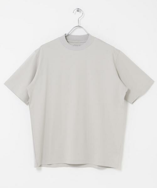 URBAN RESEARCH DOORS / アーバンリサーチ ドアーズ シャツ・ブラウス | 『UR TECH』LIFE STYLE TAILOR　サマシェア ドレスTシャツ（ライトグレー）