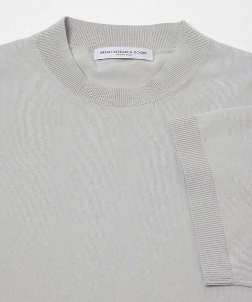 URBAN RESEARCH DOORS / アーバンリサーチ ドアーズ シャツ・ブラウス | LIFE STYLE TAILOR　ハイゲージクルーネック半袖ニット | 詳細11