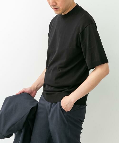 URBAN RESEARCH DOORS / アーバンリサーチ ドアーズ シャツ・ブラウス | LIFE STYLE TAILOR　ハイゲージクルーネック半袖ニット | 詳細19